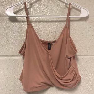 Peach/Beige Crop Top